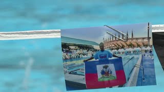 14yearold swimmer never imagined representing Haiti in Olympics [upl. by Kronick98]