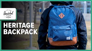 Herschel Supply Co Heritage Backpack Review 2 Weeks of Use [upl. by Aramo512]