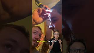 Retirando Metal da Testa com Imã 😱🧲medcina medico enfermagem saude enfermeiro enfermagem ima [upl. by Quillon436]