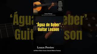 Água De Beber Guitar Lesson Acoustic Strum Astrud Gilberto Version [upl. by Kohl]