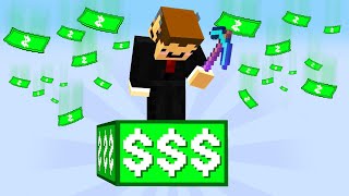 Minecraft One MILLIONAIRE Block MOVIE [upl. by Jaynes318]