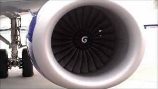 Embraer 190 Jet Engine Startup in cold weather [upl. by Anizor]