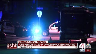 One person shot killed by officer in Olathe [upl. by Vergne260]