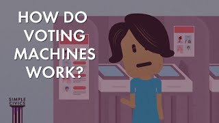 How Do Voting Machines Work  Simple Civics [upl. by Aicilla]