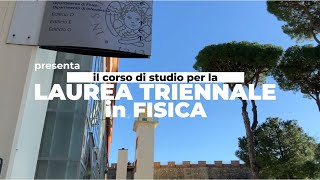 Laurea Triennale in Fisica Universita di Pisa [upl. by Shenan]