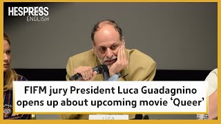 FIFM 2024 Luca Guadagnino discusses upcoming film Queer [upl. by Sarita341]