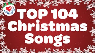 Top 104 Christmas Songs and Carols with Lyrics 🌟🎄 Best Christmas Song Playlist 5 Hours [upl. by Genie]