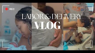 LABOR amp DELIVERY VLOG  positive experience  live birth [upl. by Talmud482]