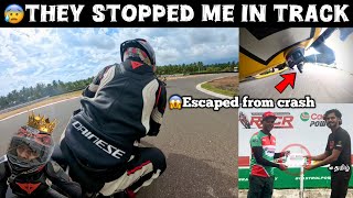 😰Suddenly They stopped me in race track💔😱Escaped from crash  Manjal veeran 😍Iam the best student [upl. by Eahsram]