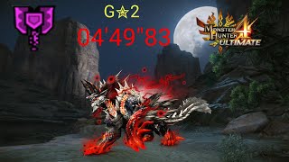 MH4U Citra G✮2 Stygian zinogre Charge Blade 0449quot 83 [upl. by Gayla572]