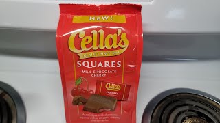 Cellas Squares milk chocolate cherry New [upl. by Batruk492]