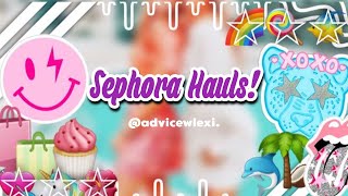 sephora hauls compilation [upl. by Eolc]