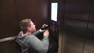 Infamous 2017 Thyssenkrupp Touchscreen Traction Elevators at Tampa Marriott Waterside in Tampa FL [upl. by Adey]