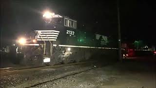 SD70M2 2723 Leads NS 50X through Goldsboro [upl. by Almira]