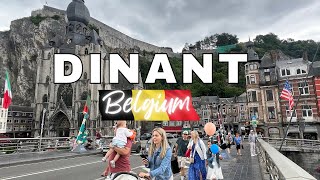 Dinant  Belgium🇹🇩  Dinant Summer 2024  Summer Walk 4K  Dinant 4K  Walk In Dinant [upl. by Ynitsed]