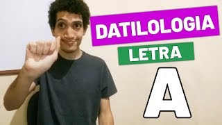 Treinar Datilologiaalfabeto manual Libras 1 [upl. by Anirahs483]