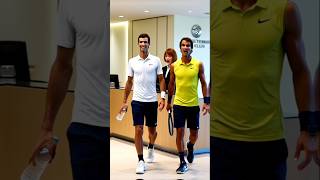 Novak Djokovic and Rafael Nadal Together  Ek Laksh Comedy comedy funnyvideo viral [upl. by Fonsie]