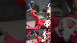 Santa dance in public gone crazy🎅🔥fayizzibrahim christmas [upl. by Rahal670]