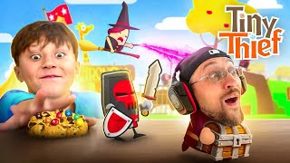 Then Vs Now FGTeeV Tiny Thief Gameplay Pirates Witches amp Robots [upl. by Laehcym]