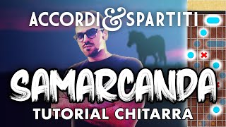 SAMARCANDA Tutorial Chitarra  Roberto Vecchioni [upl. by O'Connor]