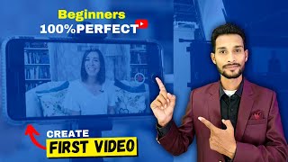 CREATE Your FIRST YouTube Video in 2025 [upl. by Ahsekram]