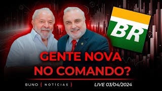 🔴 NOVO PRESIDENTE DA PETROBRAS PETR4   Ibovespa cai  Oferta da Sabesp SBSP3 [upl. by Yraillih]