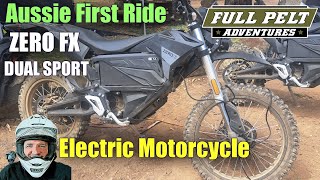 Aussie first Ride on the Zero FX Dual Sport Electric Motorcycle [upl. by Priest]