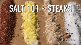 Salt 101  What Salt is Best for Steaks [upl. by Kathryne]