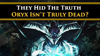 Destiny 2 Lore  Oryx isnt as dead as you think he is Ghosts of the Deep tells us why [upl. by Kwok667]