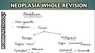 Neoplasia whole revision  robbin pathology notes [upl. by Singleton]