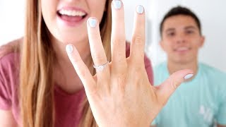 WERE ENGAGED  How he proposed storytime [upl. by Enialb]