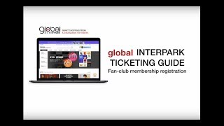 GLOBAL INTERPARK TICKETING  fanclub registration guide [upl. by Notxarb]