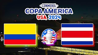 Colombia vs Costa Rica Copa America 2024 EN VIVO [upl. by Alrzc]