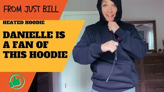 Product Review of the Heated Hoodie by Danielle [upl. by Nnov]