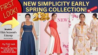 NEW Simplicity EARLY SPRING 2024 Collection FIRST LOOKFIRST IMPRESSION New sewing patterns [upl. by Amaras]