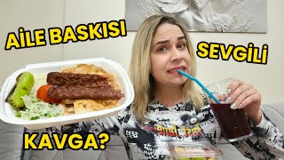 AİLE BASKISI SEVGİLİ Acılı Adana Mukbang [upl. by Mlehliw]