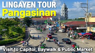 Philippines  LINGAYEN PANGASINAN TOUR  Walk to Baywalk Capitol amp Food Market [upl. by Liba690]