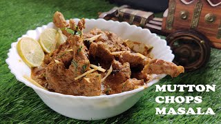 Masalaydar Mutton Chops Recipe By Sabas Food Express  Mutton Chop Masala  Mutton Recipe [upl. by Ellery]