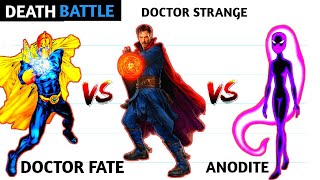 Anodite VS Doctor Strange VS Doctor Fate  Who Will Win   Marvel VS DC VS Ben 10 By Lightdetail [upl. by Enilec]