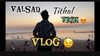 Tithal beach vasad pahuch gaye 😊 vlog pani trending beach valsad 178 [upl. by Sajovich]