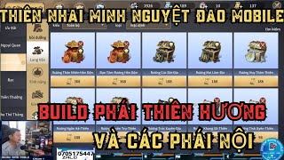 THIÊN NHAI MINH NGUYỆT ĐAO MOBILE  BUILD PHÁI THIÊN HƯƠNG amp CÁI PHÁI HỆ NỘI  THUỘC TÍNH CẦN LƯU Ý [upl. by Aramit555]