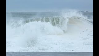 King Tide Westport Washington December 2023 [upl. by Lynnworth]