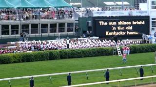 Kentucky Derby 2011 Singing of quotMy Old Kentucky Homequot [upl. by Knoll]