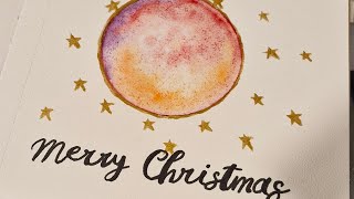 watercolor christmas christmas christmaswatercolor watercolor [upl. by Noir]