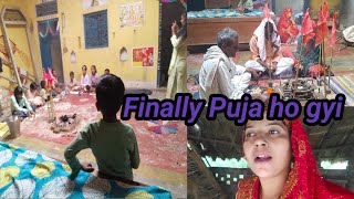 Finally Puja ho gai  KavitaPalVlog [upl. by Filmore]