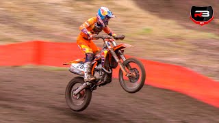 Tom Vialle 28  Training for MX2 World Championship in Motocross Lacapelle 2022 [upl. by Sidnak]