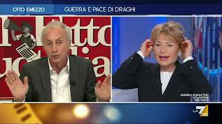 Ucraina Marco Travaglio vs Rosi Braidotti quotNon ho capito nulla di quel che ha detto non [upl. by Jeanie]