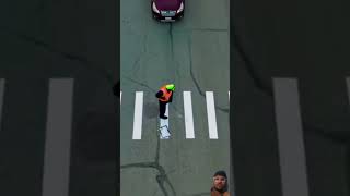 Crossing the most dengerous crosswalk zachking crosswalk shorts ytshorts viral [upl. by Htiaf]