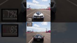 DRAG RACE  MCLAREN 720S VS PAGANI HUAYRA  FORZA HORIZON 5  shorts forzahorizon5 drag race [upl. by Zzahc]