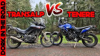 Honda Transalp 750 vs Yamaha Tenere 700 From a Guy Who Owns Both [upl. by Ricker]